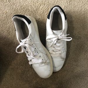 White sneakers